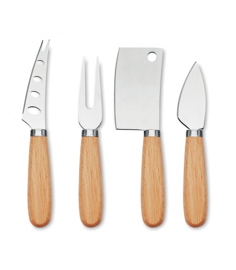 Set de 4 cuchillos para queso