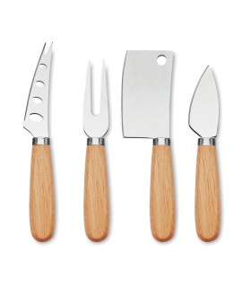 Set de 4 cuchillos para queso