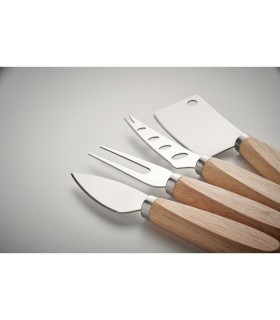 Set de 4 cuchillos para queso