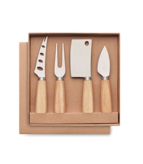 Set de 4 cuchillos para queso