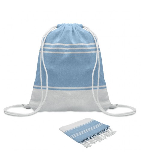 Toalla de playa con bolsa