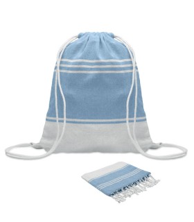 Toalla de playa con bolsa