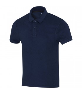 Polo unisex de rizo reciclado Akoya