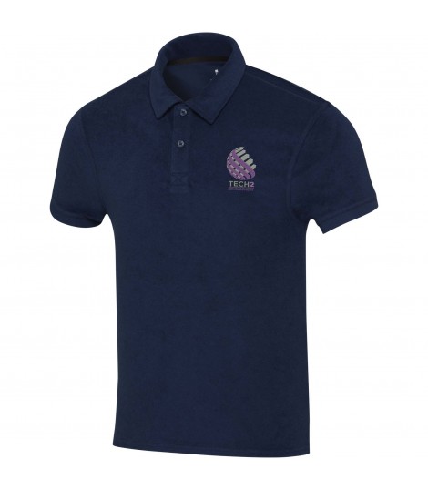 Polo unisex de rizo reciclado Akoya