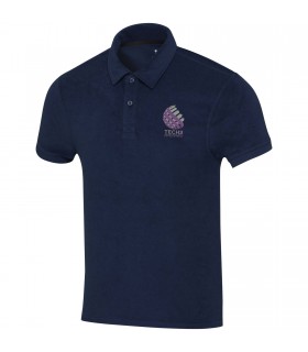 Polo unisex de rizo reciclado Akoya
