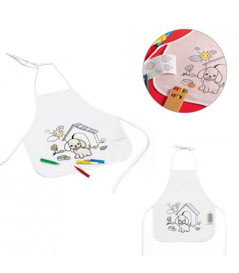 NILO Delantal infantil para colorear