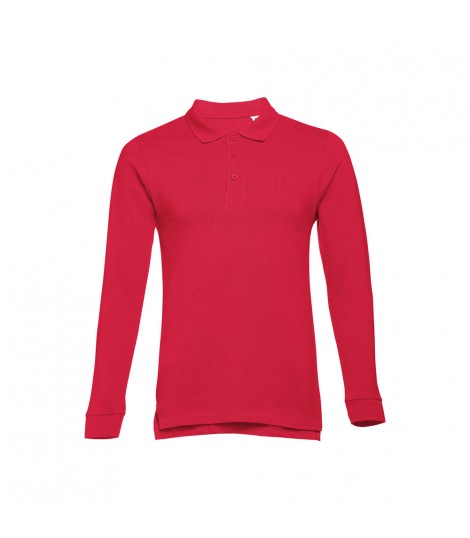 THC BERN Polo de manga larga para hombre