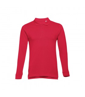 THC BERN Polo de manga larga para hombre