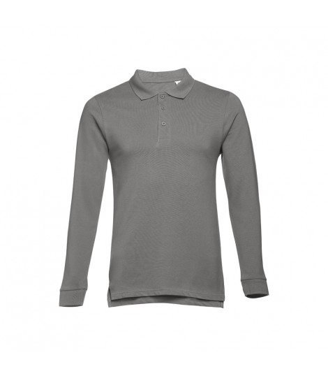 THC BERN Polo de manga larga para hombre