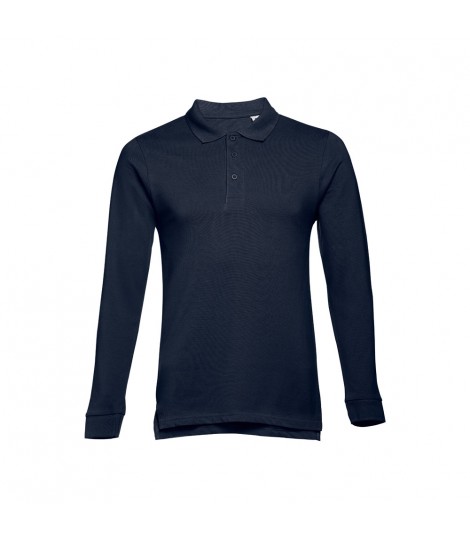 THC BERN Polo de manga larga para hombre