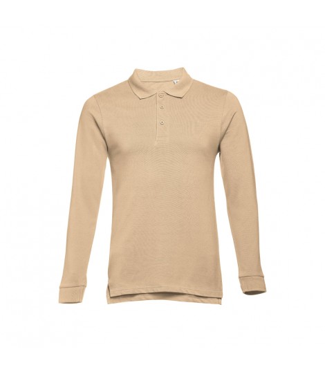 THC BERN Polo de manga larga para hombre