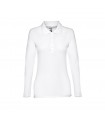 THC BERN WOMEN WH Polo de manga larga para mujer