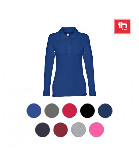THC BERN WOMEN Polo de manga larga para mujer