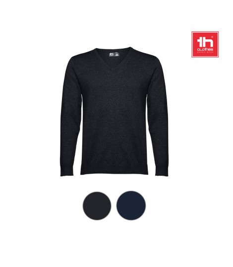 THC MILAN Jersey con cuello en V para hombre