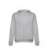 THC AMSTERDAM Sudadera para hombre con cremallera y capucha