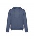 THC AMSTERDAM Sudadera para hombre con cremallera y capucha