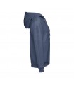 THC AMSTERDAM Sudadera para hombre con cremallera y capucha