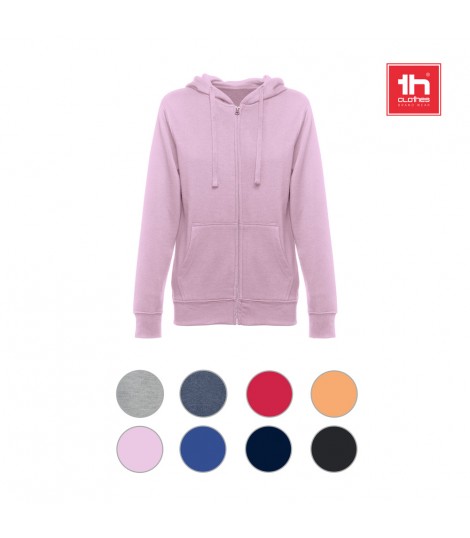THC AMSTERDAM WOMEN Sudadera para mujer con cremallera y capucha