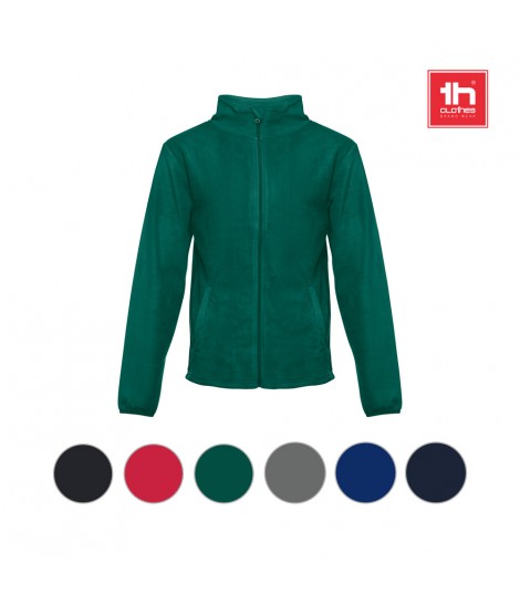THC HELSINKI Chaqueta polar para hombre con cremallera