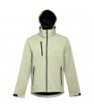 THC ZAGREB Chaqueta softshell para hombre con capucha removible