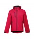 THC ZAGREB Chaqueta softshell para hombre con capucha removible