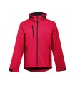 THC ZAGREB Chaqueta softshell para hombre con capucha removible
