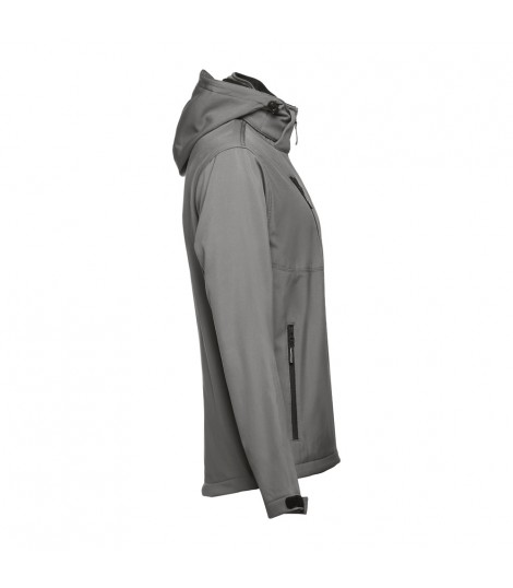 THC ZAGREB Chaqueta softshell para hombre con capucha removible