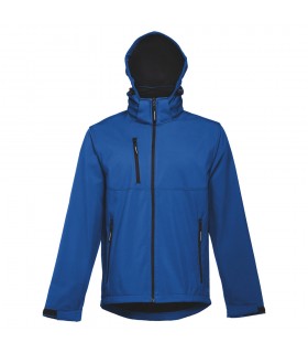 THC ZAGREB Chaqueta softshell para hombre con capucha removible