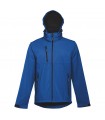 THC ZAGREB Chaqueta softshell para hombre con capucha removible