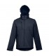 THC ZAGREB Chaqueta softshell para hombre con capucha removible