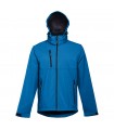 THC ZAGREB Chaqueta softshell para hombre con capucha removible