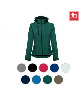 THC ZAGREB WOMEN Chaqueta softshell para mujer con capucha removible