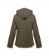 THC ZAGREB WOMEN Chaqueta softshell para mujer con capucha removible