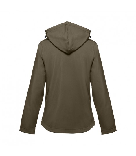 THC ZAGREB WOMEN Chaqueta softshell para mujer con capucha removible