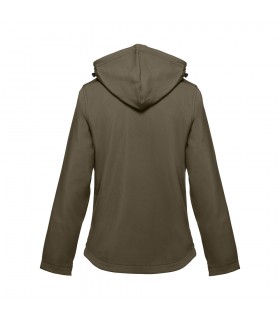 THC ZAGREB WOMEN Chaqueta softshell para mujer con capucha removible