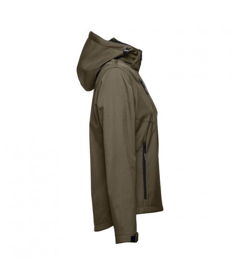 THC ZAGREB WOMEN Chaqueta softshell para mujer con capucha removible
