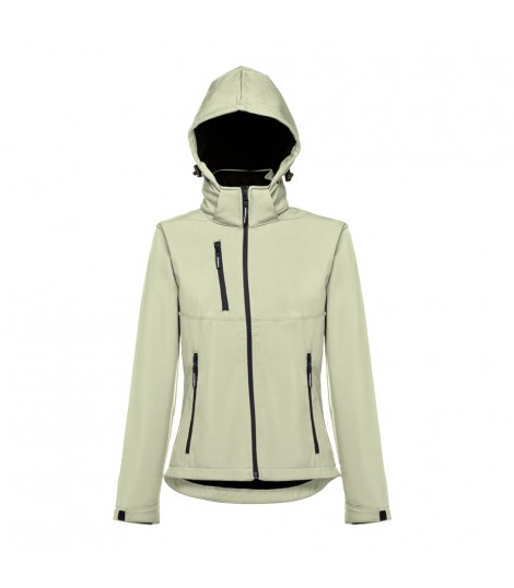 THC ZAGREB WOMEN Chaqueta softshell para mujer con capucha removible