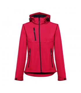 THC ZAGREB WOMEN Chaqueta softshell para mujer con capucha removible