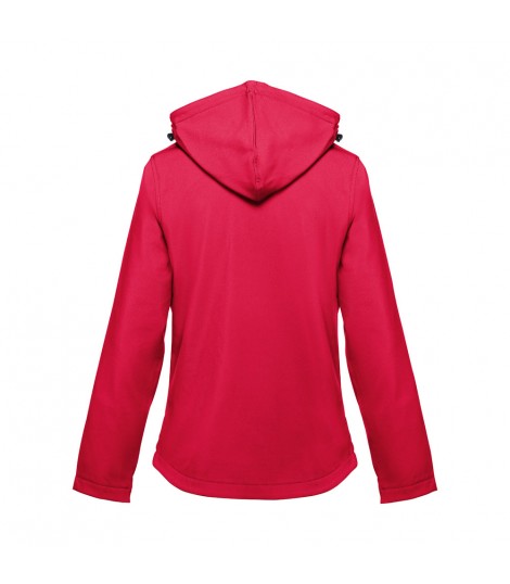 THC ZAGREB WOMEN Chaqueta softshell para mujer con capucha removible