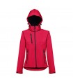 THC ZAGREB WOMEN Chaqueta softshell para mujer con capucha removible