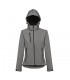 THC ZAGREB WOMEN Chaqueta softshell para mujer con capucha removible