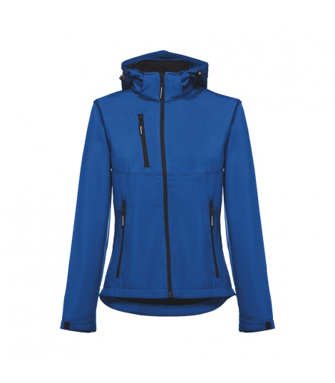 THC ZAGREB WOMEN Chaqueta softshell para mujer con capucha removible