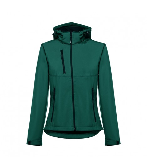 THC ZAGREB WOMEN Chaqueta softshell para mujer con capucha removible