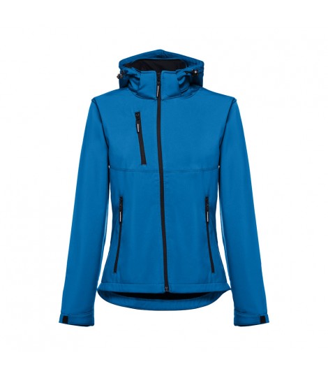 THC ZAGREB WOMEN Chaqueta softshell para mujer con capucha removible