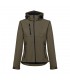 THC ZAGREB WOMEN Chaqueta softshell para mujer con capucha removible