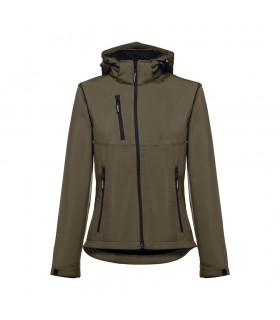 THC ZAGREB WOMEN Chaqueta softshell para mujer con capucha removible