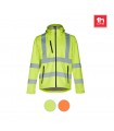 THC ZAGREB WORK Chaqueta de alta visibilidad para hombre con capucha removible
