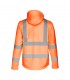 THC ZAGREB WORK Chaqueta de alta visibilidad para hombre con capucha removible