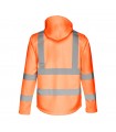 THC ZAGREB WORK Chaqueta de alta visibilidad para hombre con capucha removible