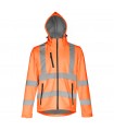 THC ZAGREB WORK Chaqueta de alta visibilidad para hombre con capucha removible